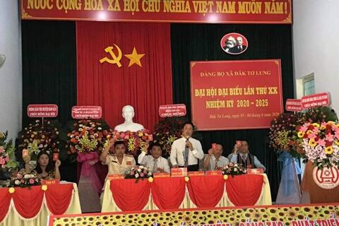 ĐẠI HỘI ĐẠI BIỂU ĐẢNG BỘ XÃ ĐĂK TƠ LUNG LẦN THỨ XX, NHIỆM KỲ 2020 - 2025