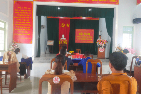 Ủy ban MTTQ Việt Nam xã Đăk Tơ Lung tổ chức hội nghị tổng kết công tác Mặt trận năm 2023